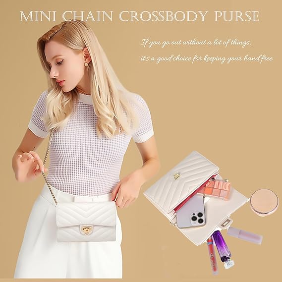 Small Crossbody Bags for Women, Small Purses Crossbody Purses, Cell Phone Purse with Card Slots for Travel Daypack